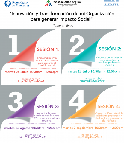 “Innovación y Transformación de mi Organización para generar Impacto Social”. “Innovación y Transformación de mi Organización para generar Impacto Social”.